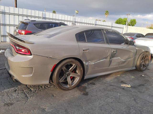 2C3CDXL9XJH205797 - 2018 DODGE CHARGER SRT HELLCAT GRAY photo 3