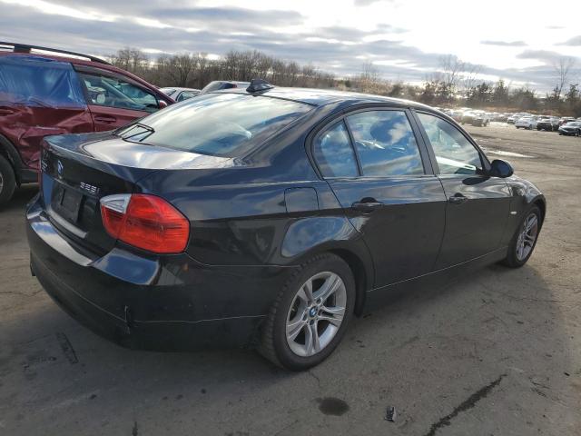 WBAVC53588FZ86742 - 2008 BMW 328 I SULEV BLACK photo 3