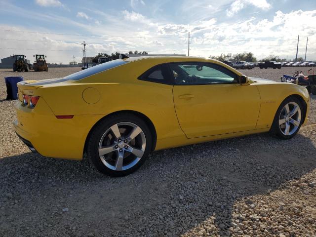 2G1FK1EJ8A9147081 - 2010 CHEVROLET CAMARO SS YELLOW photo 3