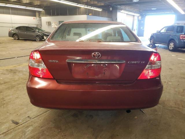 4T1BE32KX3U238649 - 2003 TOYOTA CAMRY LE BURGUNDY photo 6