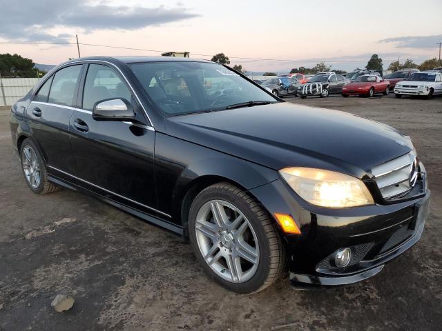 WDDGF56X88F049623 - 2008 MERCEDES-BENZ C 350 BLACK photo 4