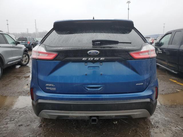 2FMPK4J94NBA16409 - 2022 FORD EDGE SEL BLUE photo 6