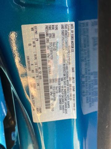 1FADP3K26EL168511 - 2014 FORD FOCUS SE BLUE photo 10