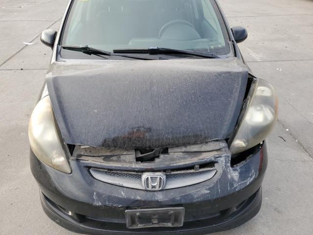 JHMGD38647S029821 - 2007 HONDA FIT S BLACK photo 11