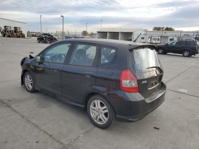 JHMGD38647S029821 - 2007 HONDA FIT S 黑色 照片 2