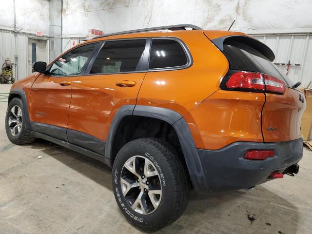 1C4PJMBS9FW608929 - 2015 JEEP CHEROKEE TRAILHAWK ORANGE photo 2