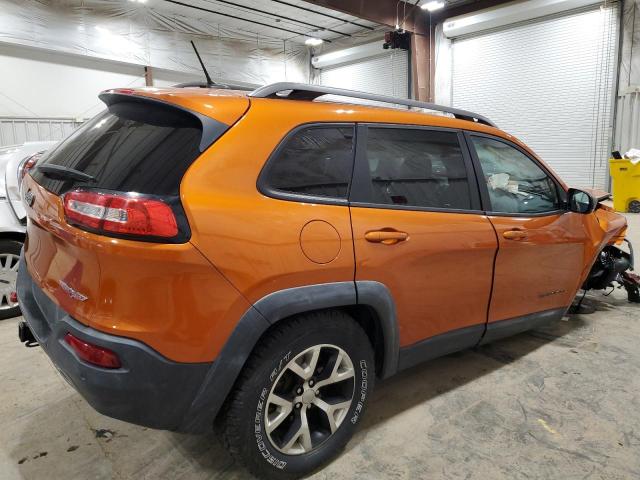 1C4PJMBS9FW608929 - 2015 JEEP CHEROKEE TRAILHAWK ORANGE photo 3