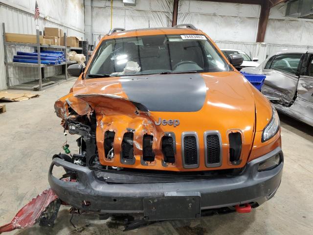 1C4PJMBS9FW608929 - 2015 JEEP CHEROKEE TRAILHAWK ORANGE photo 5