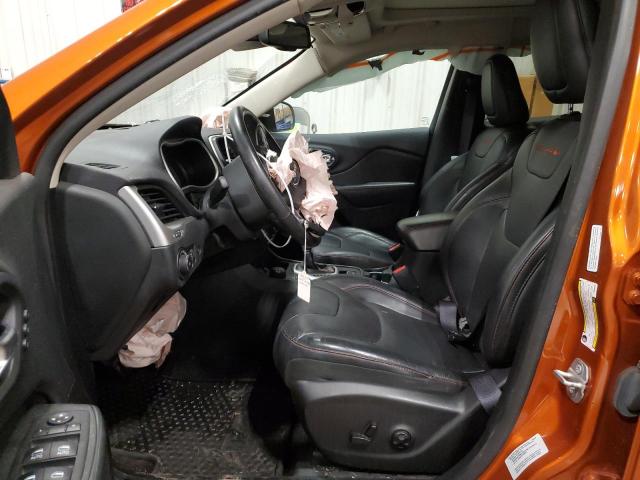 1C4PJMBS9FW608929 - 2015 JEEP CHEROKEE TRAILHAWK ORANGE photo 7
