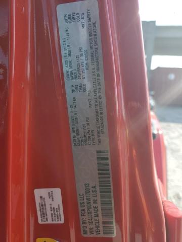 1C4JJXP60NW170013 - 2022 JEEP WRANGLER U SAHARA 4XE RED photo 13