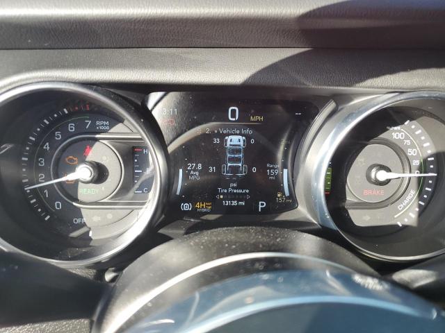 1C4JJXP60NW170013 - 2022 JEEP WRANGLER U SAHARA 4XE RED photo 9