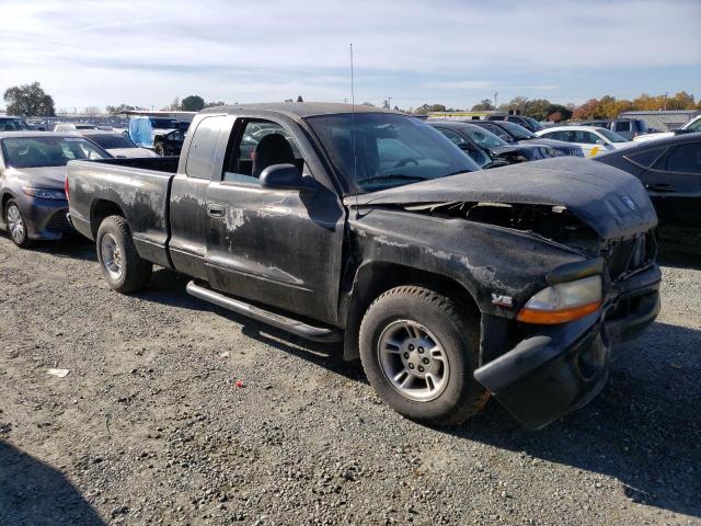 1B7GL22X5WS748784 - 1998 DODGE DAKOTA BLACK photo 4