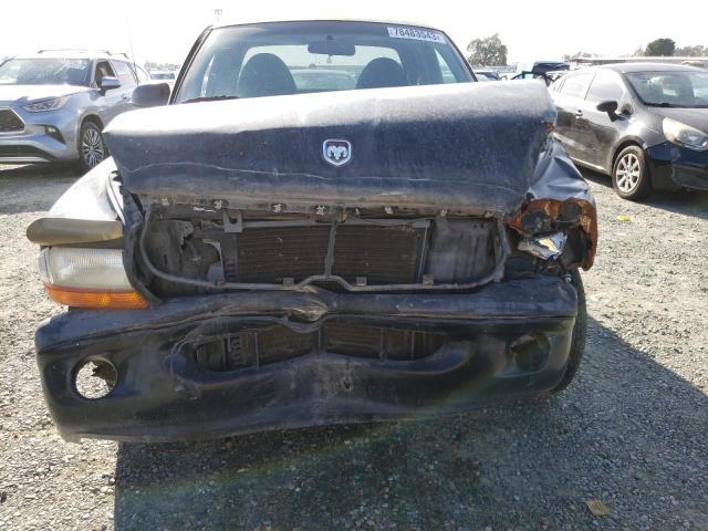 1B7GL22X5WS748784 - 1998 DODGE DAKOTA BLACK photo 5