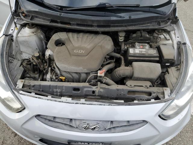 KMHCT4AE6EU715124 - 2014 HYUNDAI ACCENT GLS SILVER photo 11