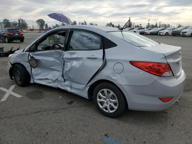 KMHCT4AE6EU715124 - 2014 HYUNDAI ACCENT GLS SILVER photo 2