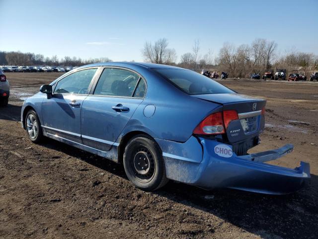 19XFA1F8XAE005497 - 2010 HONDA CIVIC EX BLUE photo 2