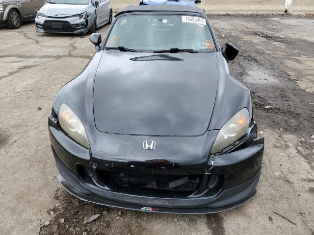 JHMAP21427S000558 - 2007 HONDA S2000 BLACK photo 5