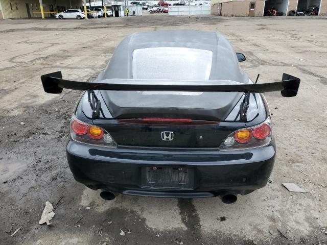 JHMAP21427S000558 - 2007 HONDA S2000 BLACK photo 6