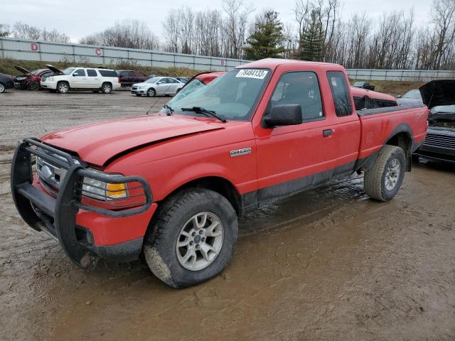 1FTZR45E77PA64661 - 2007 FORD RANGER SUPER CAB RED photo 1