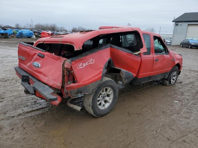 1FTZR45E77PA64661 - 2007 FORD RANGER SUPER CAB RED photo 3