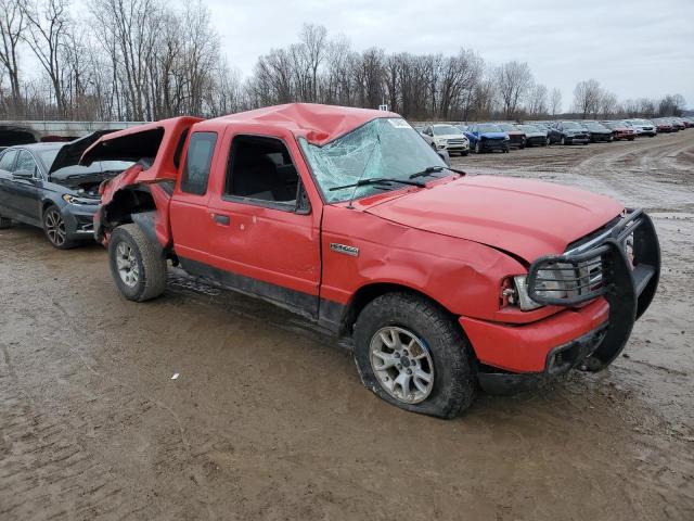 1FTZR45E77PA64661 - 2007 FORD RANGER SUPER CAB RED photo 4