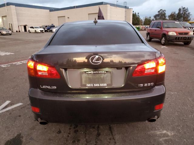 JTHBK262785085682 - 2008 LEXUS IS 250 CHARCOAL photo 6