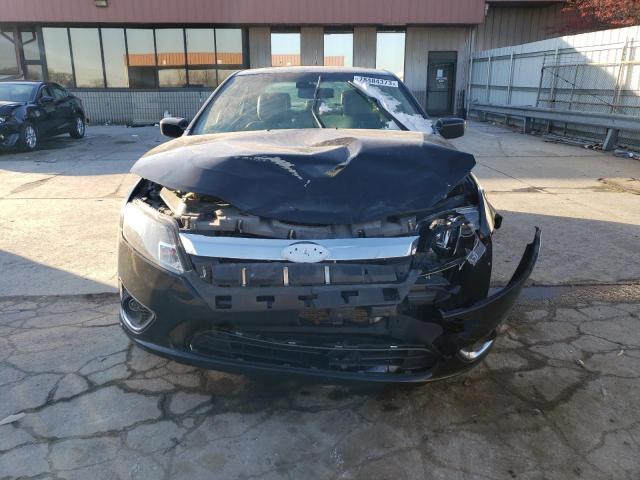 3FAHP0JGXCR413483 - 2012 FORD FUSION SEL BLACK photo 5