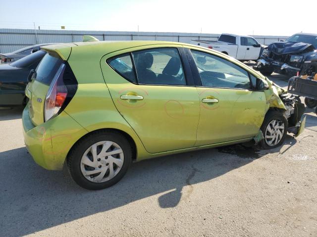 JTDKDTB38F1094699 - 2015 TOYOTA PRIUS C GREEN photo 3