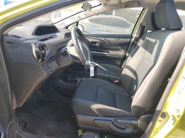 JTDKDTB38F1094699 - 2015 TOYOTA PRIUS C GREEN photo 7