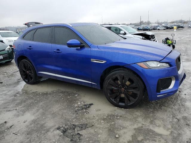 SADCM2FV1JA253246 - 2018 JAGUAR F-PACE S BLUE photo 4