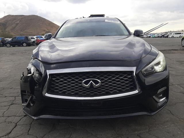 JN1EV7AP4JM352278 - 2018 INFINITI Q50 LUXE BLACK photo 5