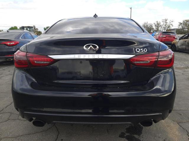 JN1EV7AP4JM352278 - 2018 INFINITI Q50 LUXE BLACK photo 6