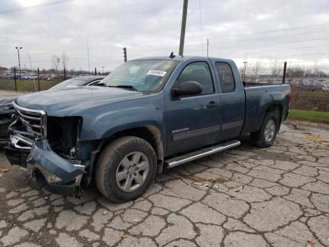 1GTR2VE75DZ210129 - 2013 GMC SIERRA K1500 SLE BLUE photo 1