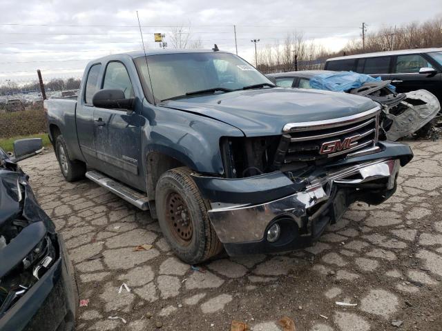 1GTR2VE75DZ210129 - 2013 GMC SIERRA K1500 SLE BLUE photo 4