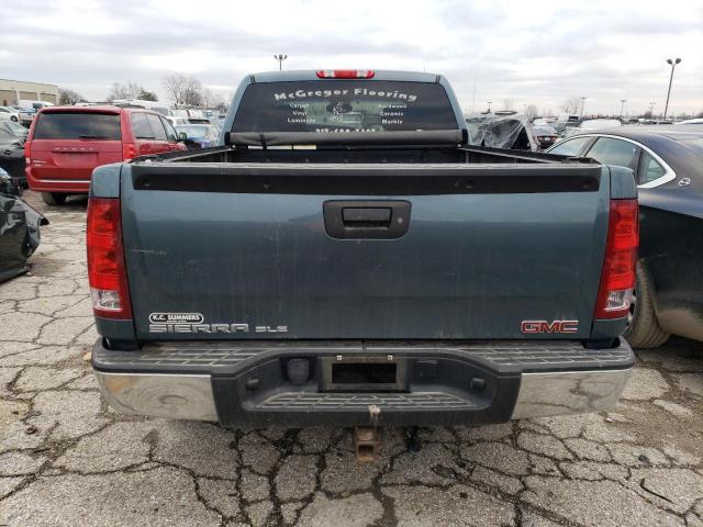 1GTR2VE75DZ210129 - 2013 GMC SIERRA K1500 SLE BLUE photo 6