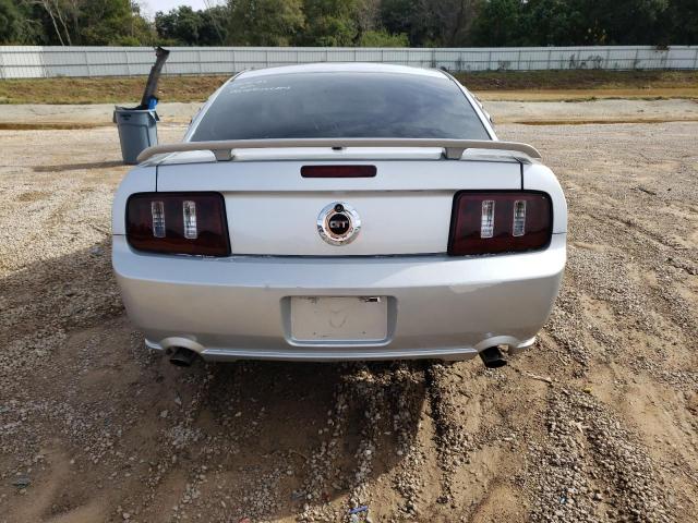 1ZVHT82H495102801 - 2009 FORD MUSTANG GT SILVER photo 6