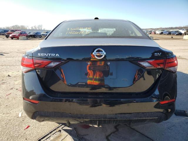 3N1AB8CV6LY313023 - 2020 NISSAN SENTRA SV BLACK photo 6