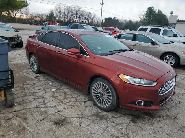 3FA6P0K98ER299770 - 2014 FORD FUSION TITANIUM BROWN photo 4