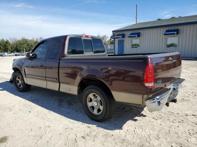 1FTRX17L81NB65520 - 2001 FORD F150 BURGUNDY photo 2