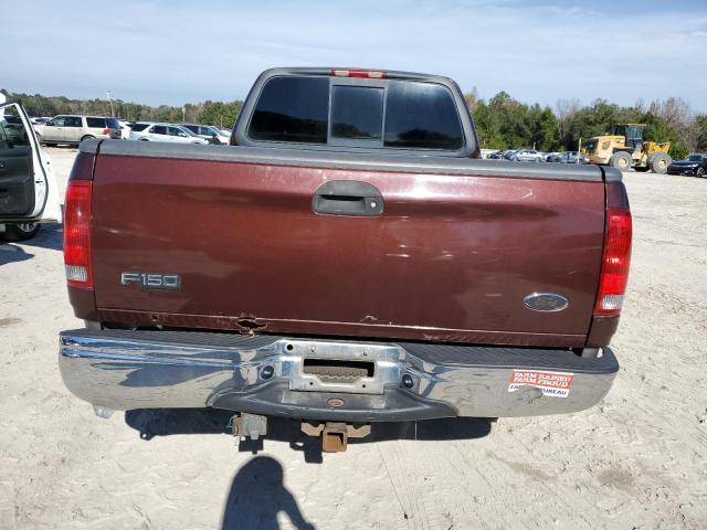 1FTRX17L81NB65520 - 2001 FORD F150 BURGUNDY photo 6