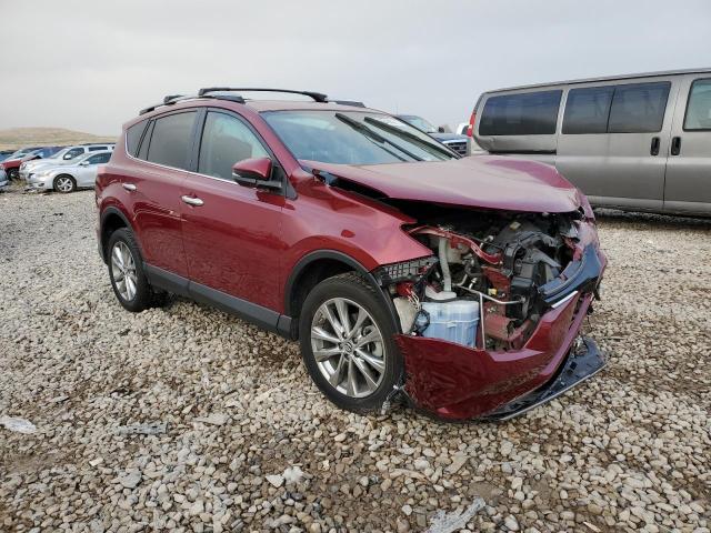 2T3DFREV8JW727456 - 2018 TOYOTA RAV4 LIMITED RED photo 4