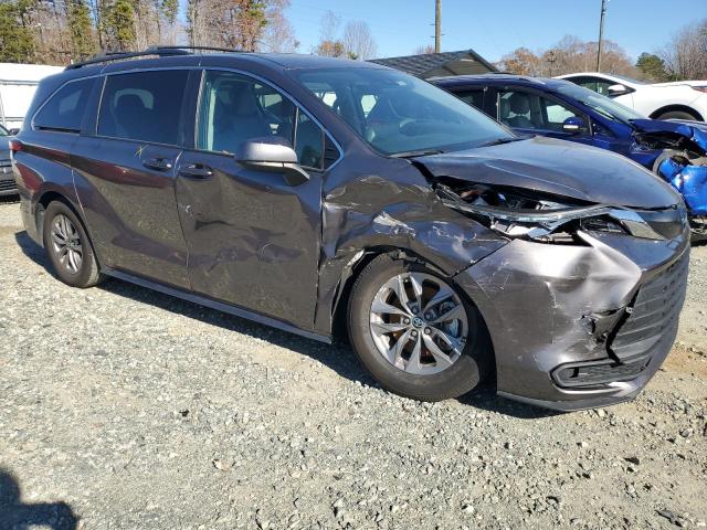 5TDKRKEC5NS097925 - 2022 TOYOTA SIENNA LE GRAY photo 4