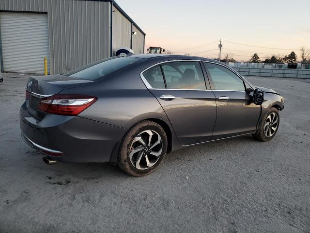 1HGCR2F96GA175962 - 2016 HONDA ACCORD EXL GRAY photo 3