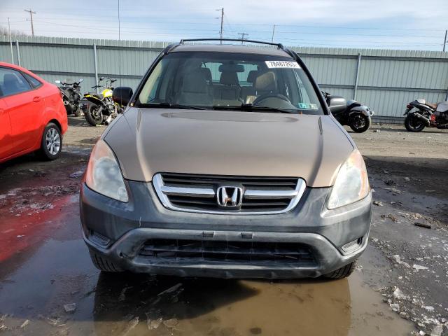 JHLRD78422C059499 - 2002 HONDA CR-V LX BROWN photo 5