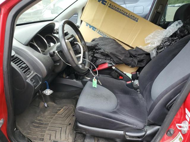 JHMGD37617S022911 - 2007 HONDA FIT S წითელი ფოტო 7