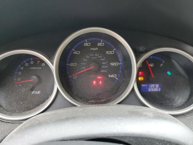 JHMGD37617S022911 - 2007 HONDA FIT S წითელი ფოტო 9