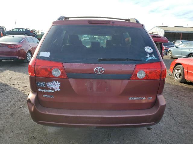 5TDZA23C96S419279 - 2006 TOYOTA SIENNA CE RED photo 6