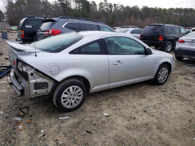 1G1AT18H697162904 - 2009 CHEVROLET COBALT LT SILVER photo 3