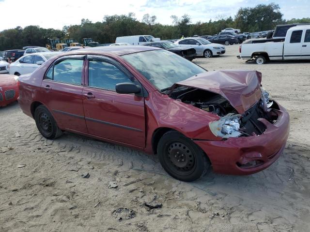 1NXBR32E77Z922529 - 2007 TOYOTA COROLLA CE RED photo 4