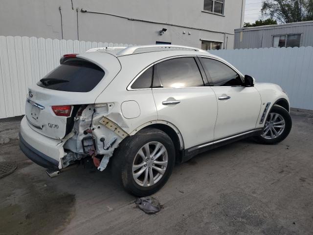 JN8CS1MW7HM413196 - 2017 INFINITI QX70 WHITE photo 3